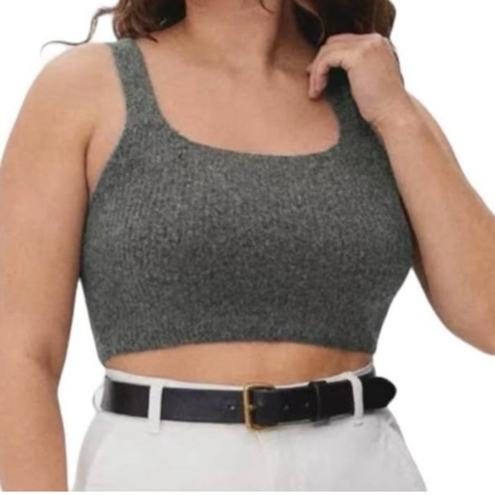 Everlane by Anthropologie Crop Top Cozy Stretch